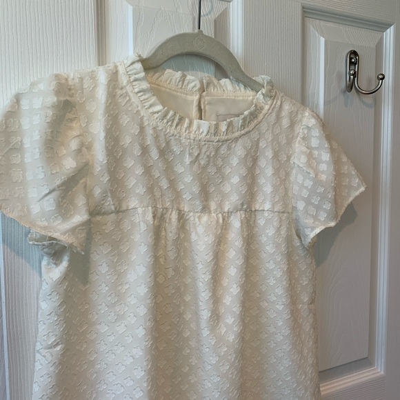 Loft XXSP cream short sleeved blouse - Picture 2 of 5